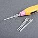 Finlon Tonsil/Ear Stone Remover Tool Ear Pick Wax Remover W/LED Light+Extra 3 Adapters Home Use Oral Care(Random Color)