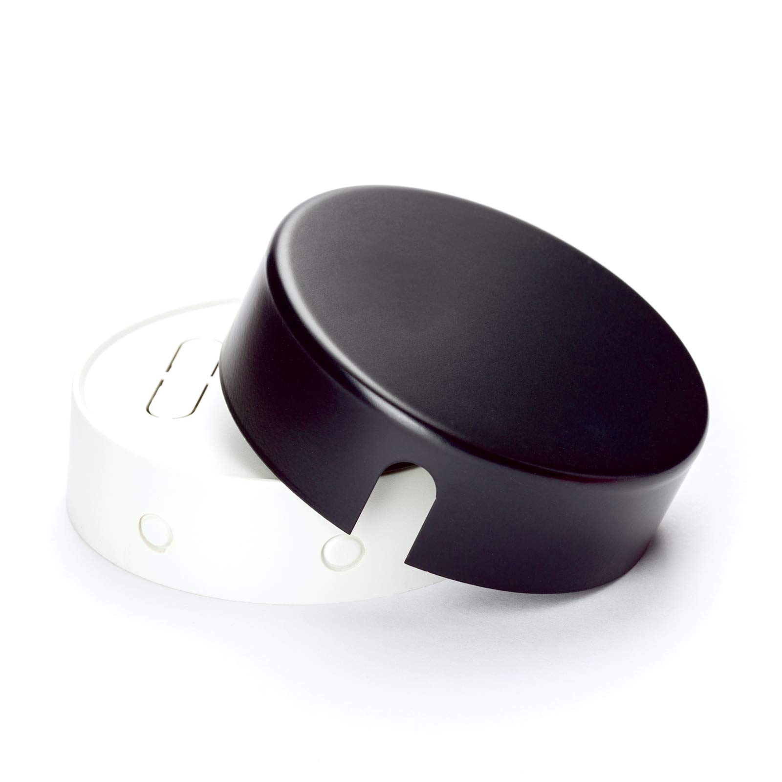 ORION LIGHTSTYLE Junction box canopy, ceiling box, rosette, junction box, shiny cover black