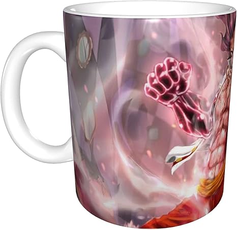 Amazon Co Jp ワンピースエース 4 マグカップ 銀魂コーヒーカップ 大容量 330ml 陶器製 ティーカップ かわいい おしゃれ デザイン 創意コップ 耐熱 繰り返し使用可能 仕事用 贈り物 ギフト ホーム キッチン