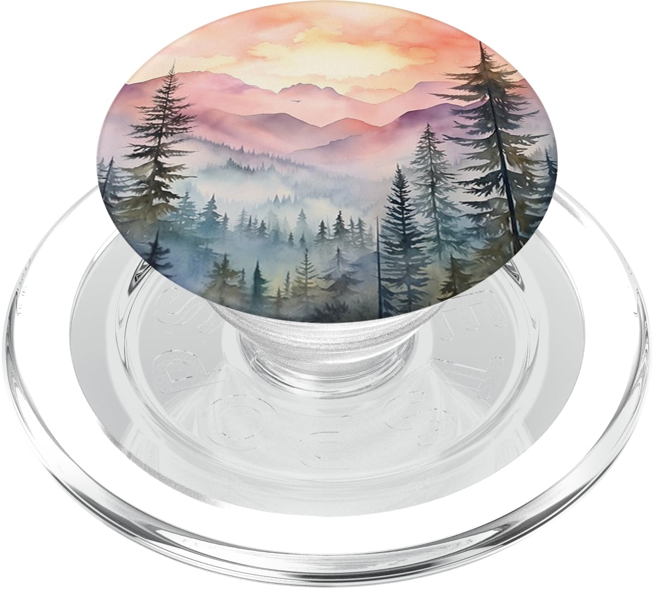 Mountains Wilderness Forest Hiking Pine Tree Nature PopSockets PopGrip for MagSafe