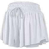 Blaosn Flowy Athletic Shorts for Women Gym Yoga Workout Running Short Pants Tennis Skirt Sweat Skort Casual Summer Clothes