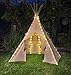 Nature's Blossom Fairy Lights for Kids Teepee Tents, Battery Operated. Set of 5 LED Strings. Universal Design Fits Most Kids Indoor Tipi Playhouses. Teepee Tent is Not Included with The Light Set.