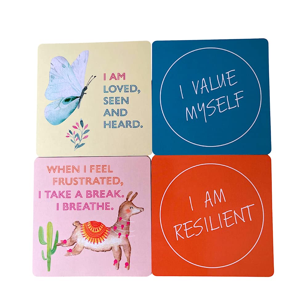 Affirmation Cards for Kids - Self-Love, Self-Belief, Resilience. I Am My Own Masterpiece