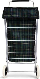 Oypla 4 Wheel Folding Shopping Trolley Bag Cart 95x54x54cm view 7