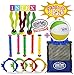 Intex Deluxe Underwater Swimming Pool Toy (4 Rings), Diving Sticks (5) Aquatic (3) Gift Set with Bonus Matty's Toy Stop 16