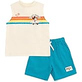Disney Junior Tank Top and Shorts Outfit Set Infant to Big Kid Sizes (18 Months - 14-16)