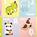 KC Cubs 3x5 ABC Alphabet Animal Rug – Educational Non-Slip Play Mat for Kids, Toddlers, Nursery, Classroom, Playroom, Baby, Daycare, Boy & Girl Carpet