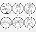 8 Piece Bra Strap Clips - Conceal Straps Cleavage Control