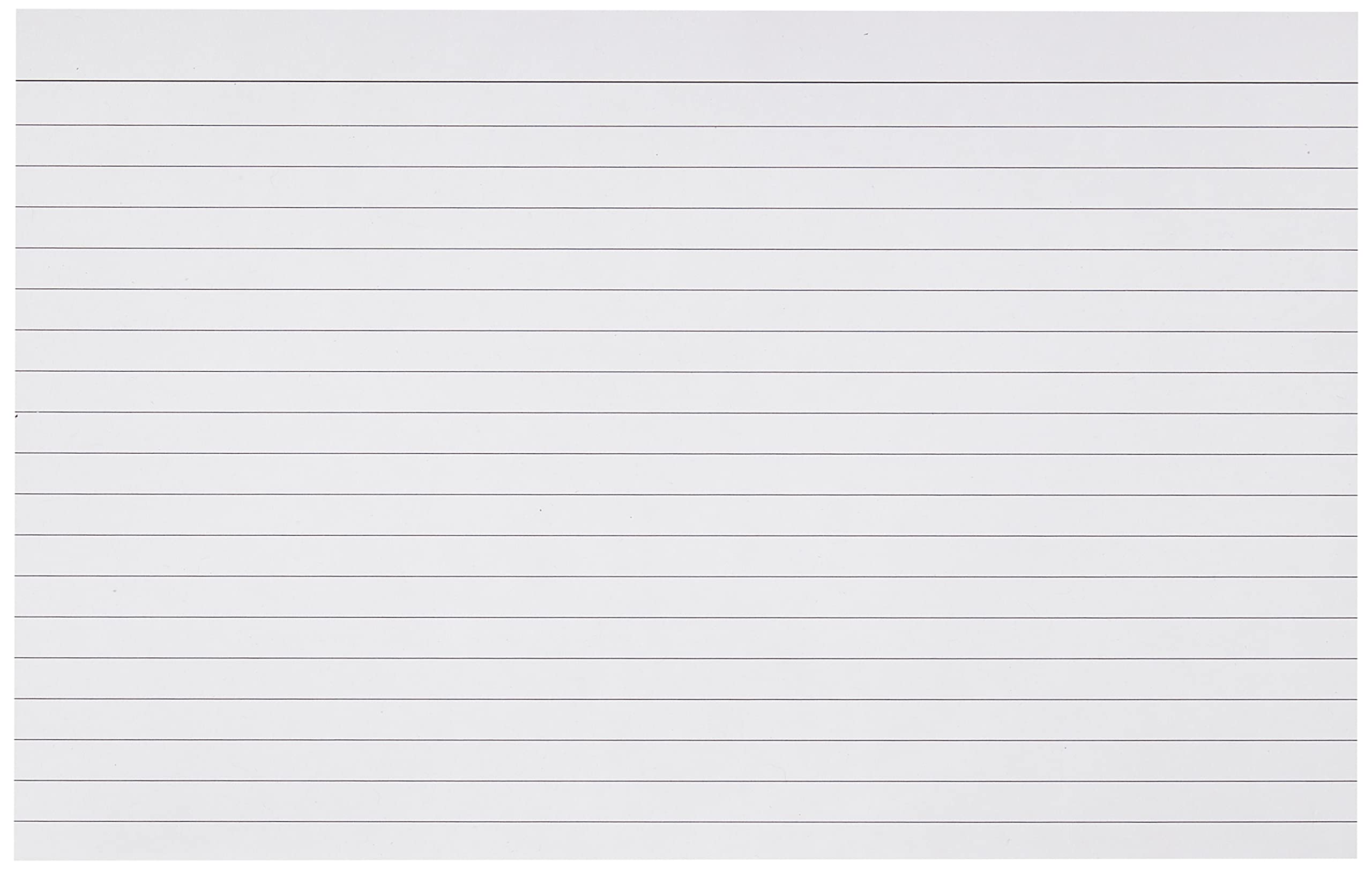 Q-Connect Record Card 203x127mm Ruled Feint White (100 Pack)