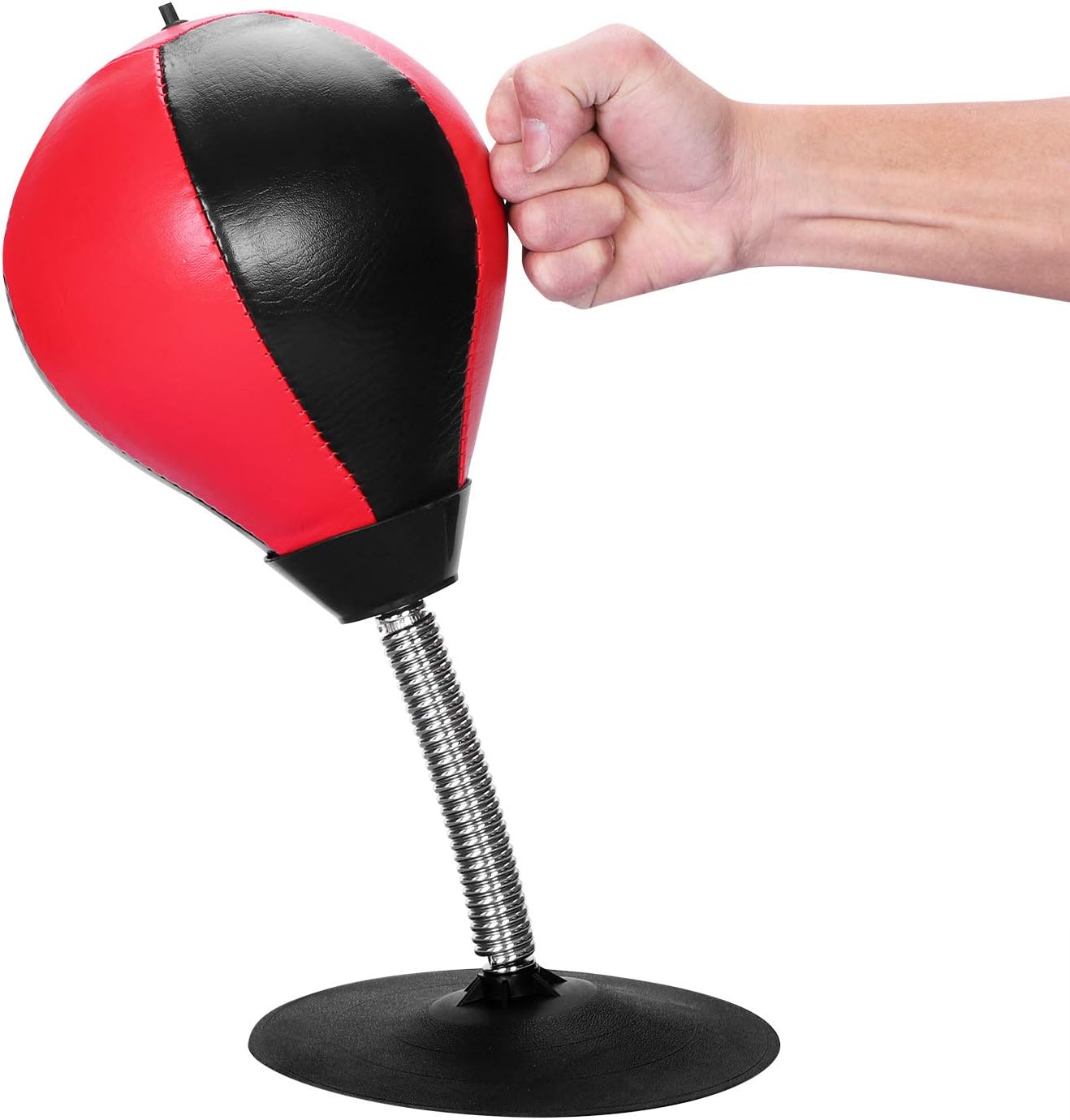 Upgraded Desktop Punching Bag Vertical Boxing Speed Ball Stress Buster