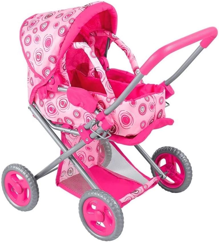 CARRINHO DE BONECA BEBE REBORN LUXO BRINQUEDO PASSEIO CAR011M | Amazon ...