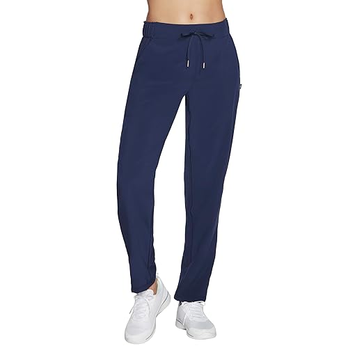 Skechers Women's Slip-ins Go Walk Uptown Pant, Navy, X-Large
