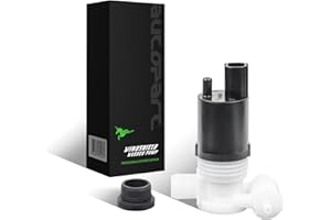 tostmolt 1pc New 12V Front/Rear Windshield Washer Fluid Pump Motor w/Grommet Replacement Kit Fit Durango Liberty Grand Cherokee Commander PT Cruiser Town & Country Grand Caravan LR4 MKX MKT & Multi