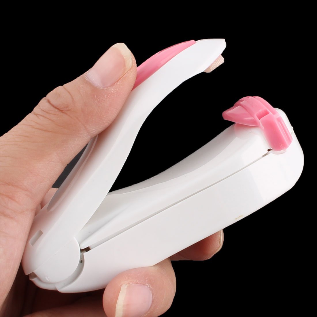 Amazon.com : Mini herramienta de la cocina eDealMax Bolsa de plástico Sellador del impulso de calor sellado de la máquina 2pcs Blanco Rosa : Office Products