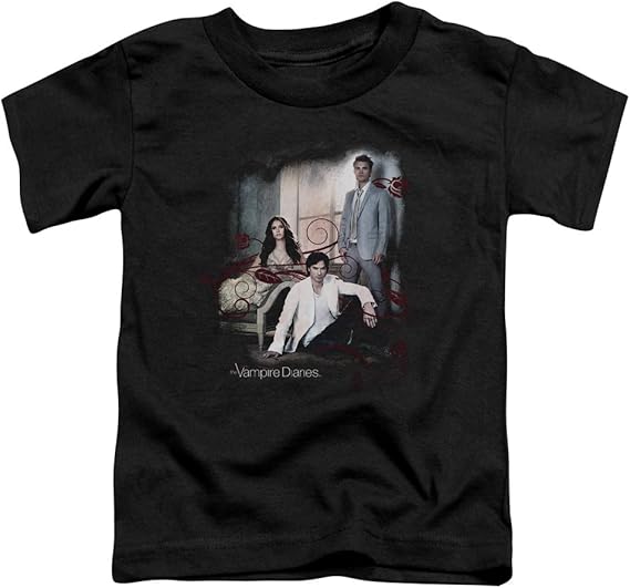 Vampire Diaries Toddlers 3 + 1 TShirt, 4T, Black Clothing
