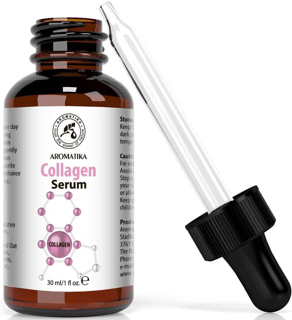 Collagen Face Serum for Face & Skin Care, 30ml Glass Bottle, w/Pure Collagen for All Skin Types, Anti Age Serum - Image 3