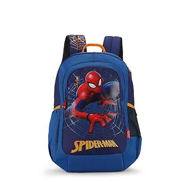 Skybags Sb Marvel Champ 18.9297 Ltrs Blue School Backpack (SBMRC08BLU)