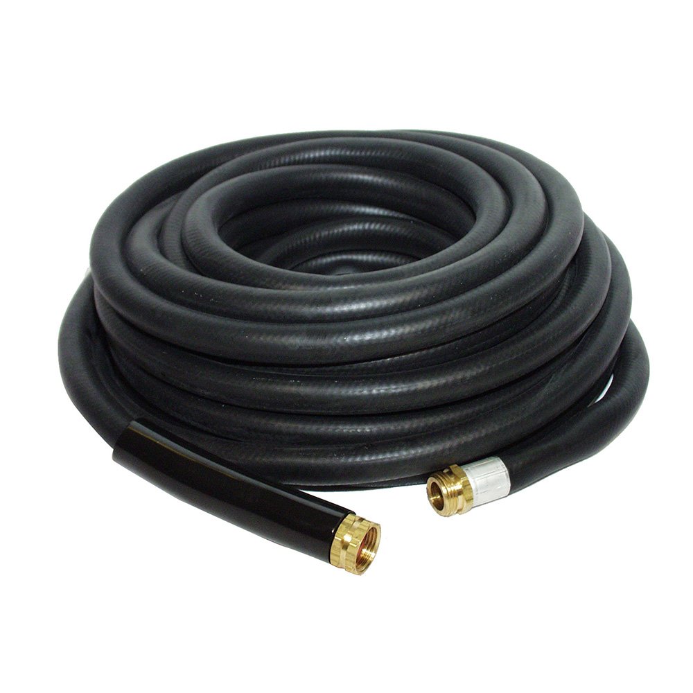 Apache 98108809 3/4" x 100' Industrial Rubber Water Hose Assembly with
