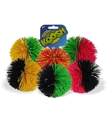 Koosh Galaxy Glow-in-Dark Koosh Ball Refill Pack - 5 Glowing Foam Balls For Solar Recon Launcher