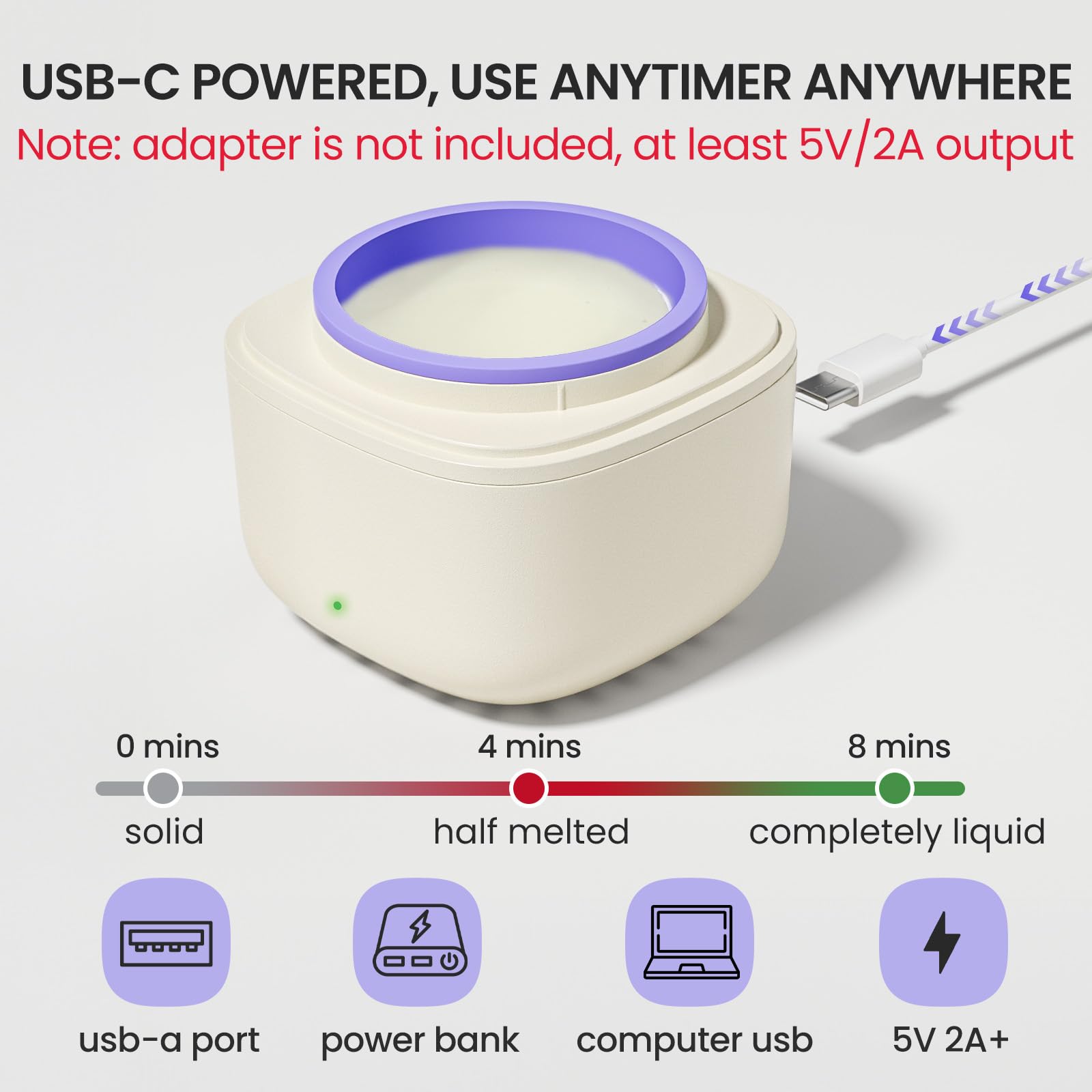 AUZEAL Face Wax Kit for Women, Lip Facial Waxing Kit with 26 Wax Sticks, 100g Waxing Beads, Long Lasting Facial Hair Removal, USB Fast Heat, Smart Constant Temp, Travel or Home Use