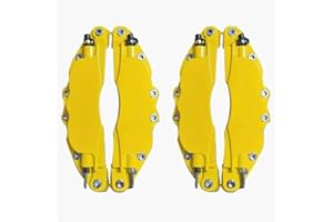 2/4pcs Auto Brake Caliper Covers for Chevrolet Chevy Corvette C8 Stingray Z51 2020-2024, Disc Brake Hub Protector Aluminum Al