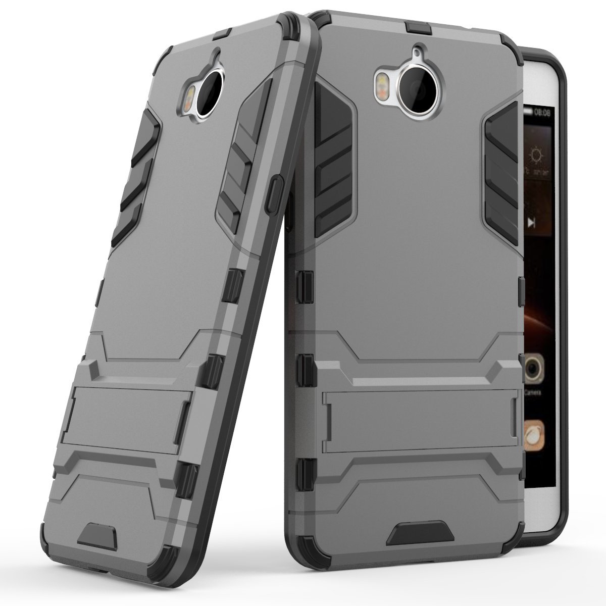 Huawei Y Funda SMTR Ultra Silm Híbrida Rugged Armor Case Choque Absorción