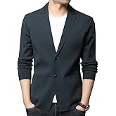 Womleys Mens Notched Lapel Cotton Cardigan Sweater Two Button Closure Knitwear