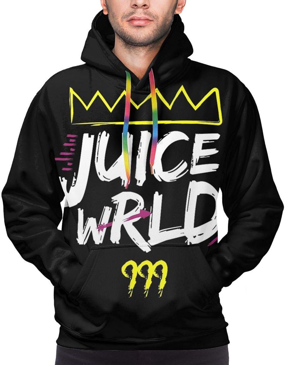 juice wrld hoodie black