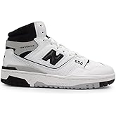 New Balance, Men's Sneakers, White Black, 8.5