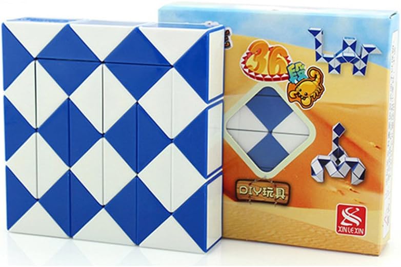 Serpent Magique ECHOCUBE - 48 Pièces Casse-Tête Créatif - Jouet Twist Puzzle