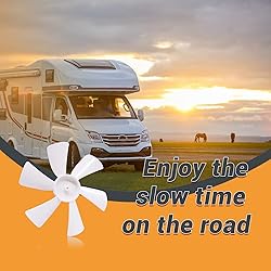 mankk 6" RV Vent Fan Blades D-Bore Fits For