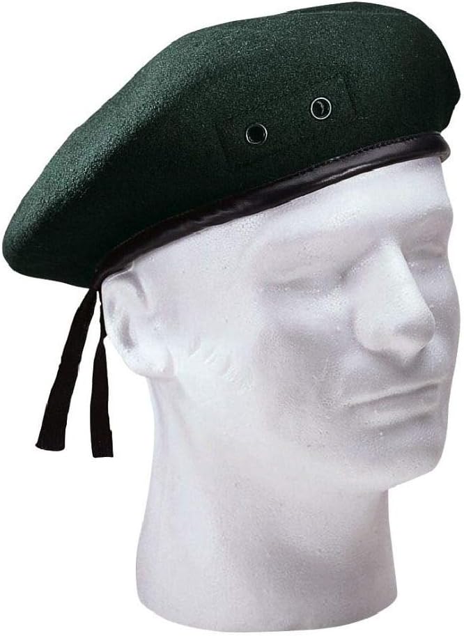 BlackC Sport G.I. Style Military Green Wool Beret