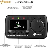 Sondery Digital Metronome Tuner 3 in 1 English Vocal Tap Tempo Chromatic view 2