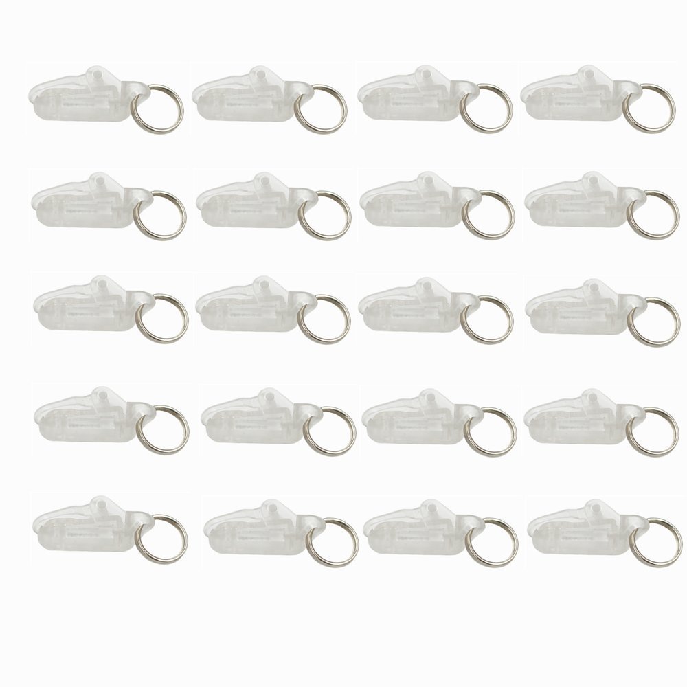 Milepetus 20pcs Outdoor Camping Tent Clip Awning Tarp Clamps with Rings,Small,Easy to Carry