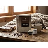 Acquanera Coffee - The Black Seas, Dark Roast Coffee - 100% Arabica - Single Serve Coffee Pods Compatible With K-cup Brewers - 24 count