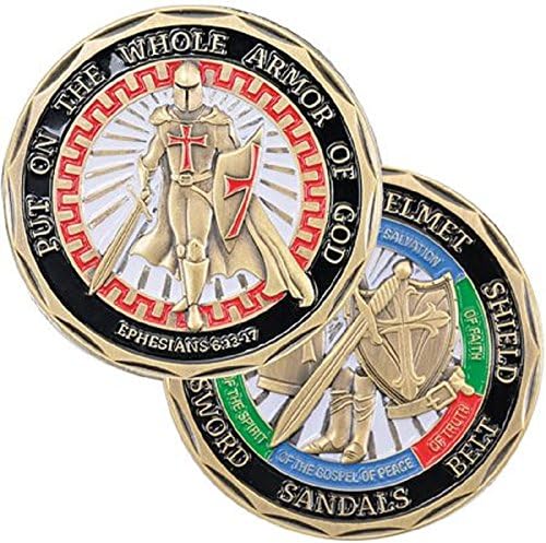 Armor of God Ephesians 6:13-17 Challenge Coin by MoA