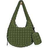 GASSDA Puffer Tote Bag for Women Large Quilted Puffy Lightweight Carryall Crossbody Tote Bag for Women