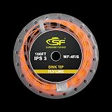 SF Sink Tip Line Fly Fishing Line WF4F/S Orange Black 100ft IPS3 11ft Tip view 5