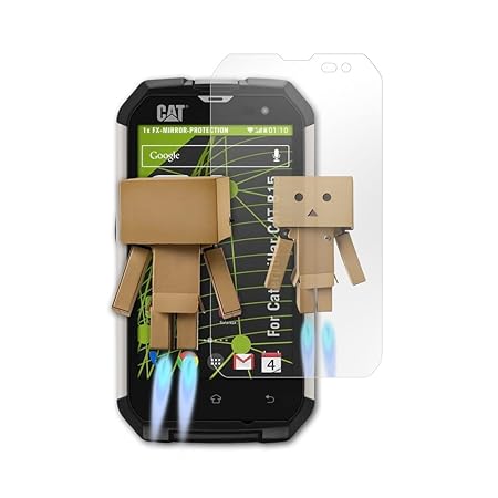 atFolix Displayfolie für Caterpillar CAT B15 Spiegelfolie, Spiegeleffekt FX Schutzfolie