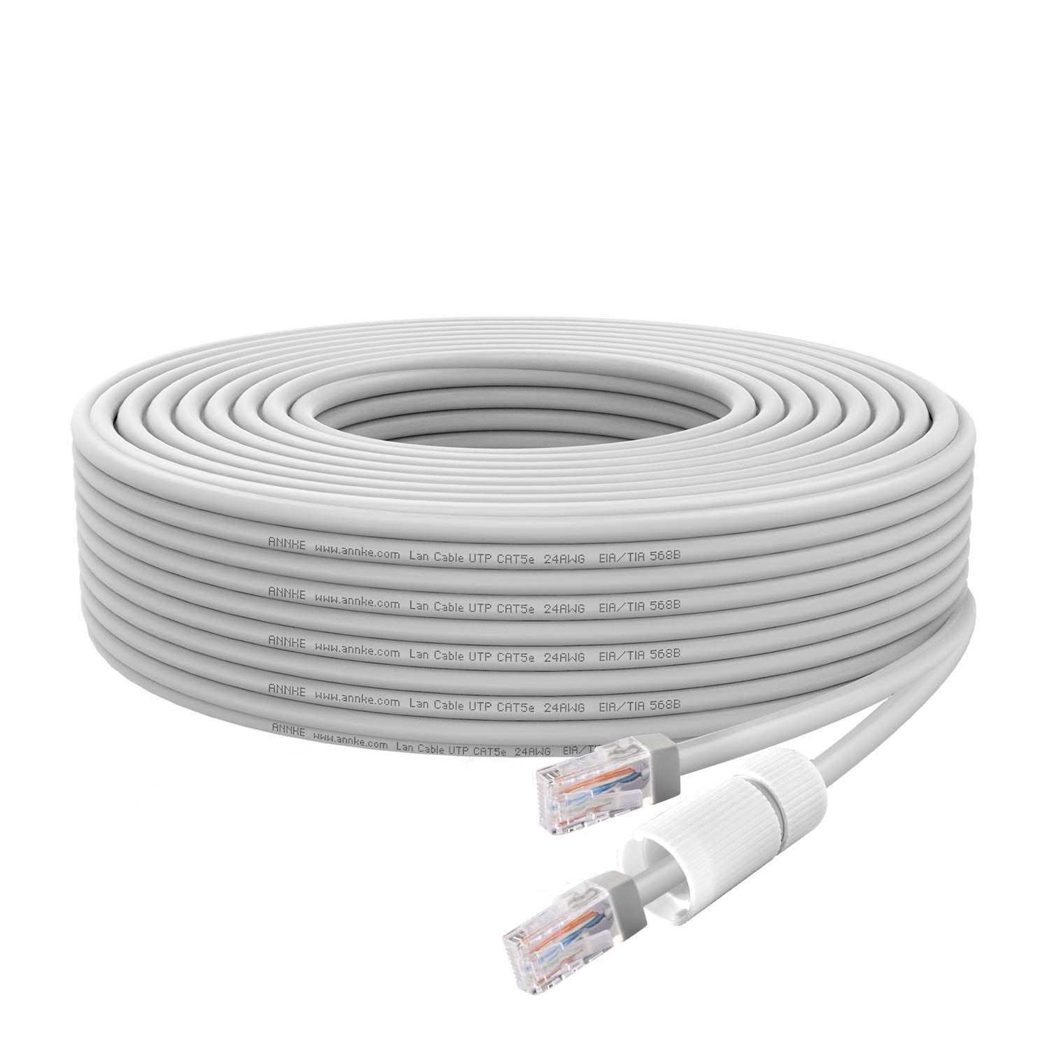 ANNKE 100Ft PoE Cable, Cat5e High Speed Network Cable with RJ45