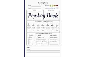 Poo Log Book: See How Food, Mood & Stress Impact Your Gut Health | Understand Your Body Better