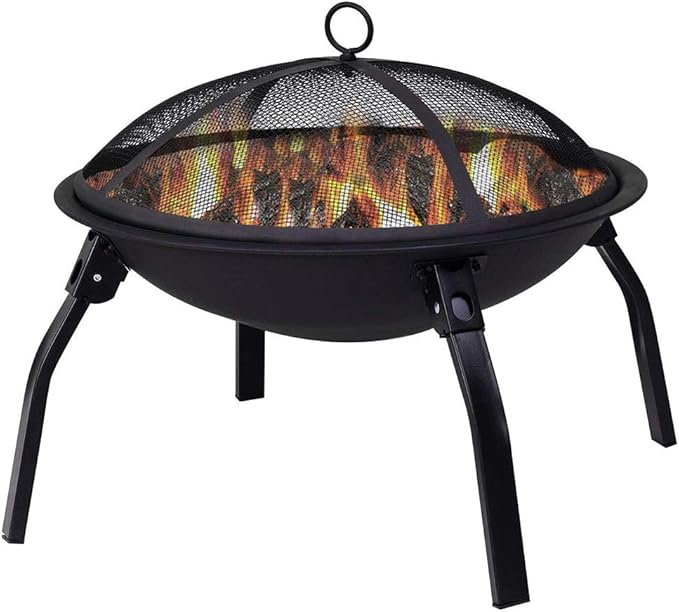 &yannaicun Folding Fire Pit Portable Folding Fire Pit with Carrying
