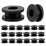 MCSDFN 20 Pcs Motorcycle M6 Rubber Grommets Flat
