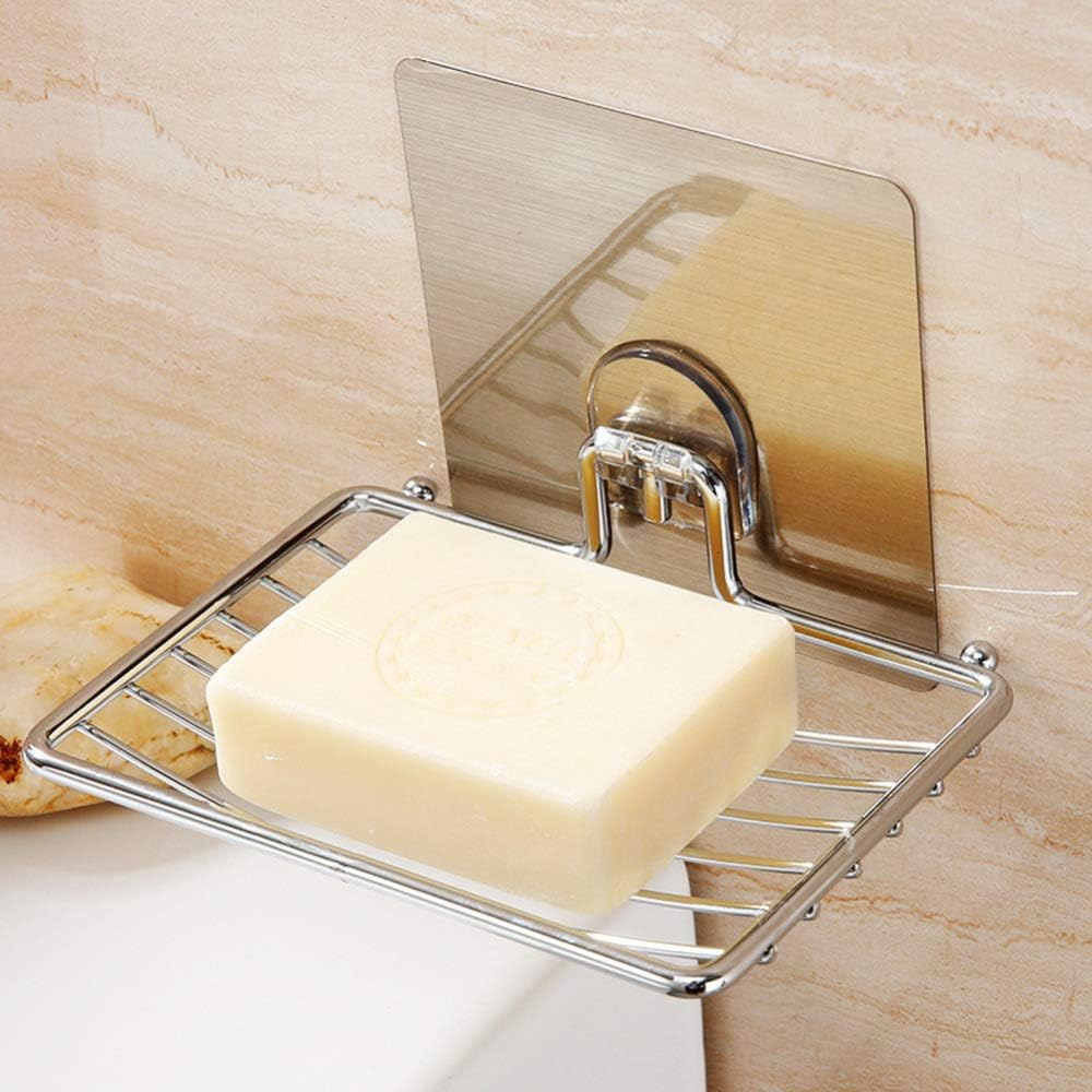 szkn Home Bathroom Soap Holder Strong Suction Wall Mounted