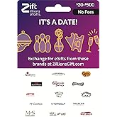 Zift Zillions of Gifts Physical Gift Card (Multi-Brand) | It's a Date, Dining