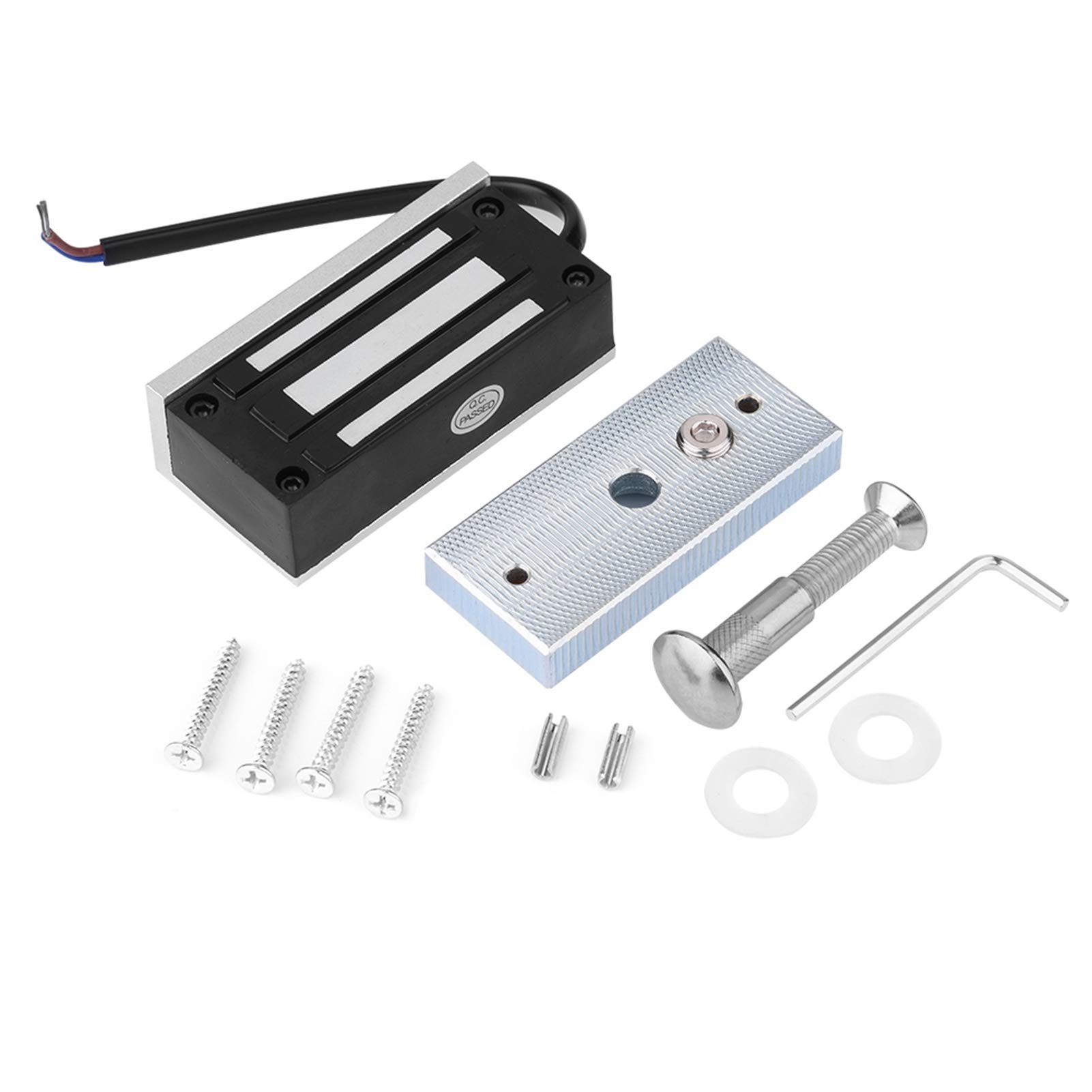 Electric Magnetic Door Lock 12V 60kg Mini DC EM Locks Holding Force Electromagnetic for Door Entry Access Control