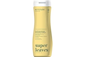 ATTITUDE Clarifying Shampoo, Made in Canada, EWG Verified, Plant- and Mineral-Based Ingredients, Vegan and Cruelty-free, Lemo