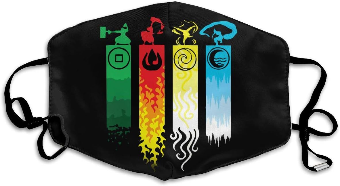 Splendid Fee Particular Avatar The Last Legend Airbender Of Korra Aang Mask Dustproof Dustproof Breathable Mask Men And Women Fashion Print Mask Reusable Mask