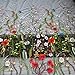 New Mixed Colors on White Netting Embroidered Evening/Bridal/Stage Dress lace Fabrics Embroidery lace Fabric by The Yard