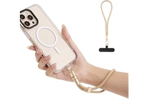 Golifyne Phone Wrist Strap for iPhone & Samsung – 6mm Lanyard with Non-Adhesive Stainless Steel & TPU Tether Tabs | Secure Ha